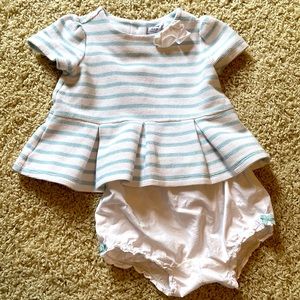 Janie and Jack matching bloomer set